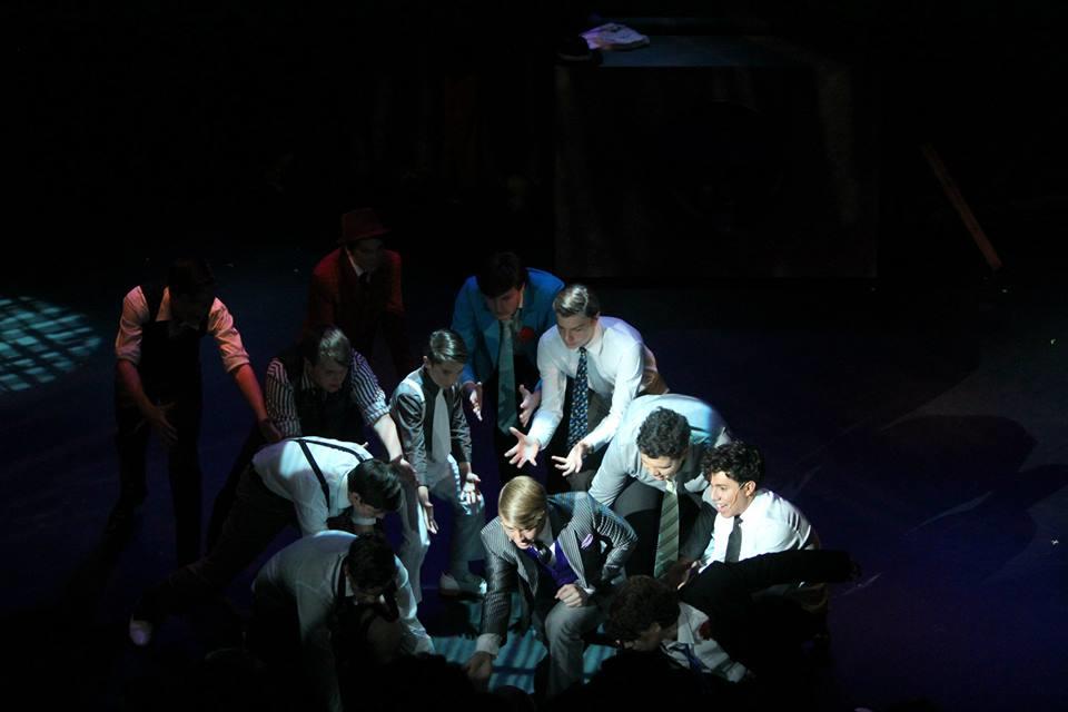 Photograph from Guys and Dolls - lighting design by Wally Eastland