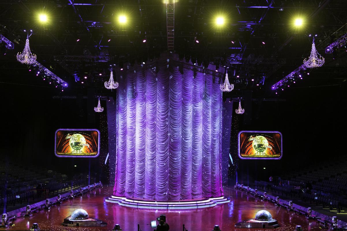 Photograph from Strictly Come Dancing Arena Tour - lighting design by Richard Jones
