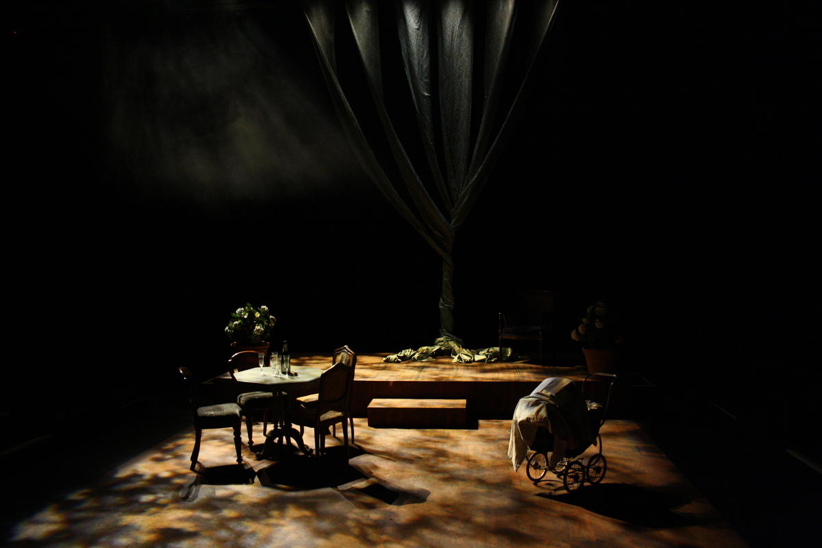 Photograph from The Three Sisters - lighting design by Amy Mae