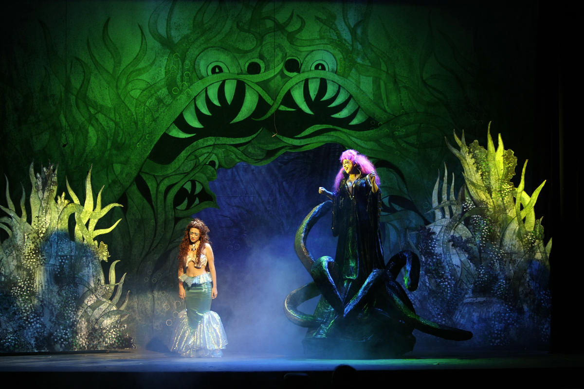 Photograph from The Pirates of the Mediterranean- Pantomime - lighting design by Chris Gatt