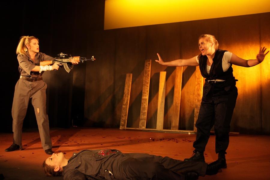 Photograph from There Is A War - lighting design by Charlie Morgan Jones
