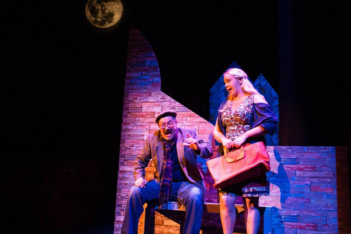 Photograph from Crazy - lighting design by James McFetridge