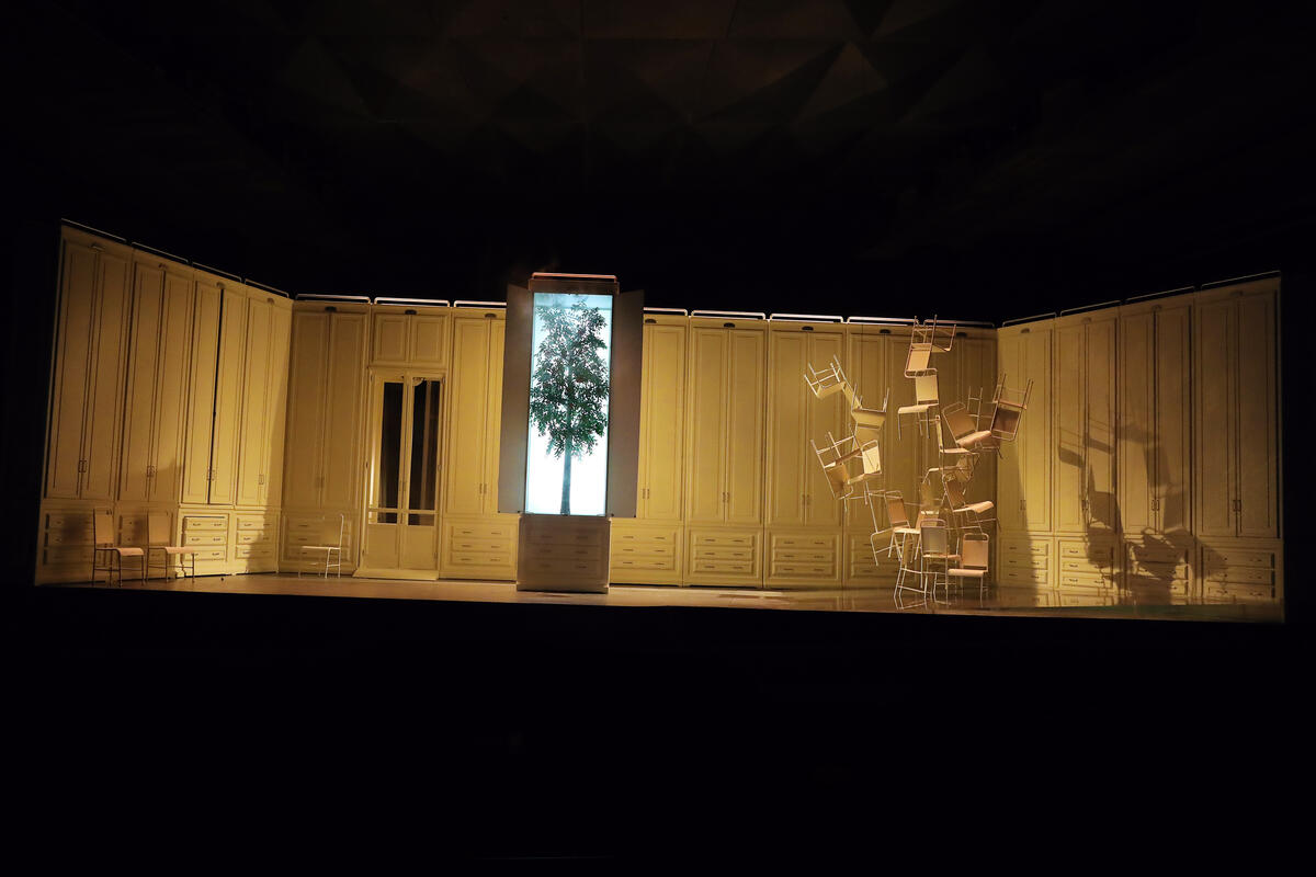 Photograph from Rusalka - lighting design by Malcolm Rippeth