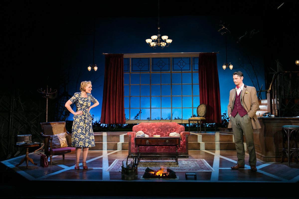 Photograph from Flare Path - lighting design by Alex Wardle
