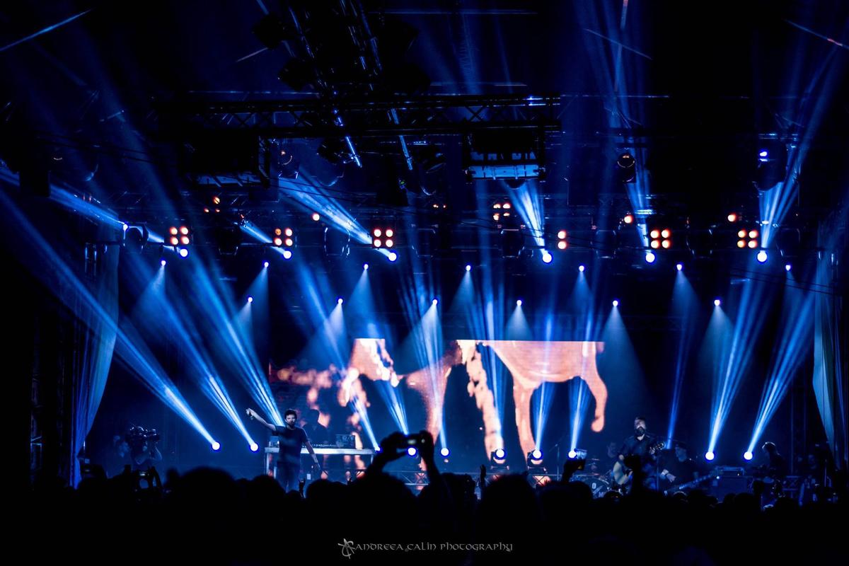Photograph from Coma Concert - lighting design by alinpopa