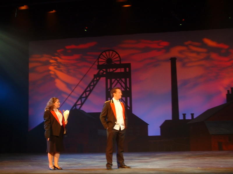 Photograph from Brassed Off - lighting design by Pete Watts