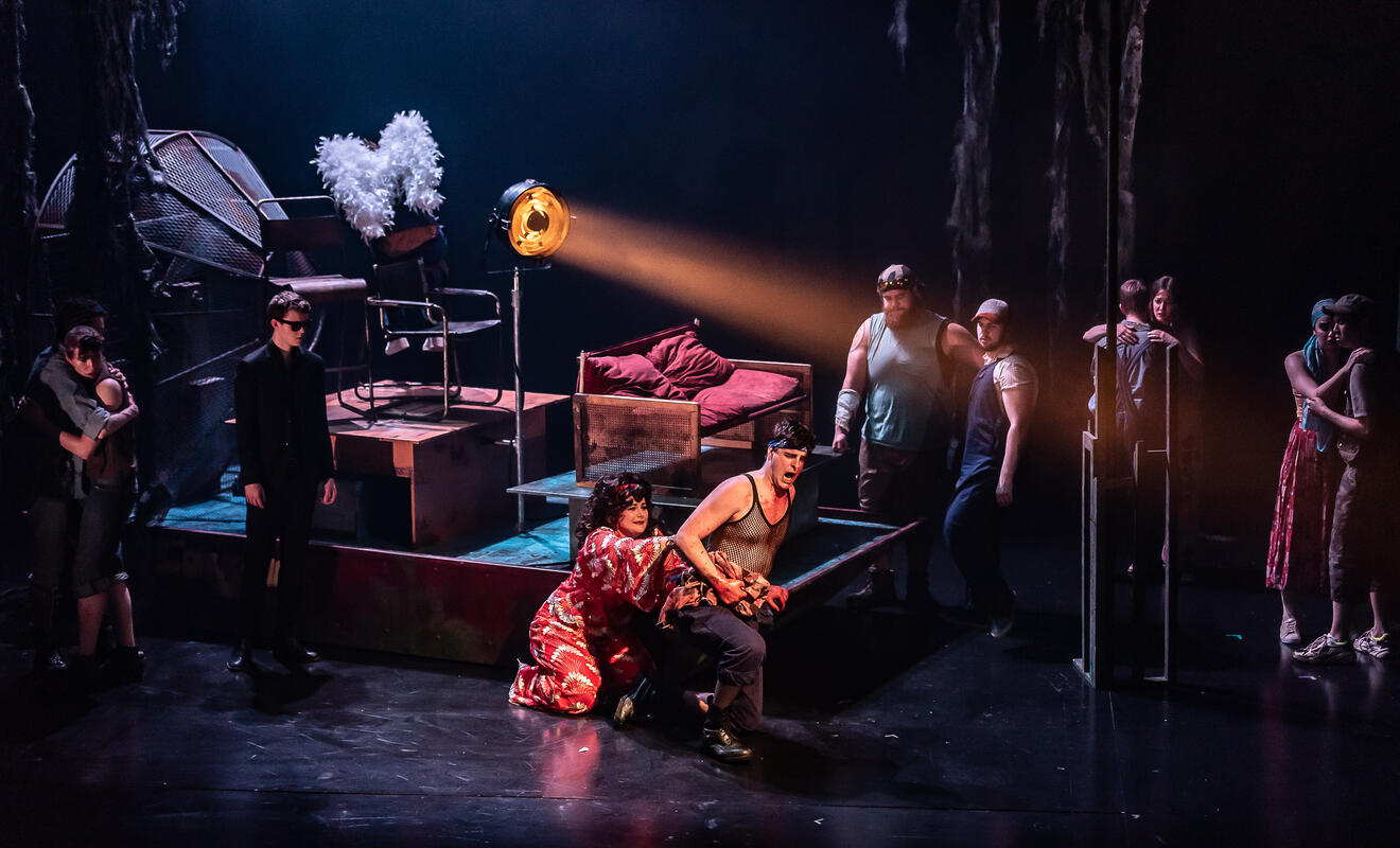 Photograph from Aminta e Fillide & Venus and Adonis - lighting design by lewis.hannaby