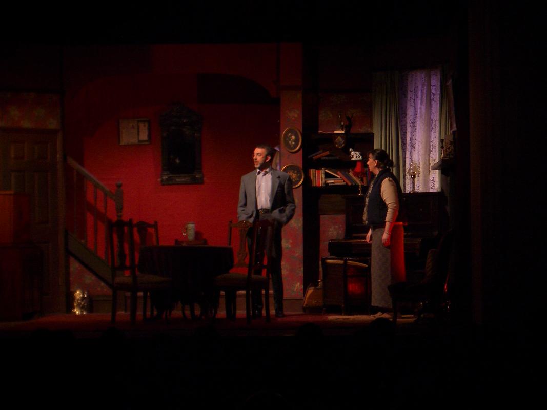 Photograph from It Could Be Any One Of Us - lighting design by Kevin Allen