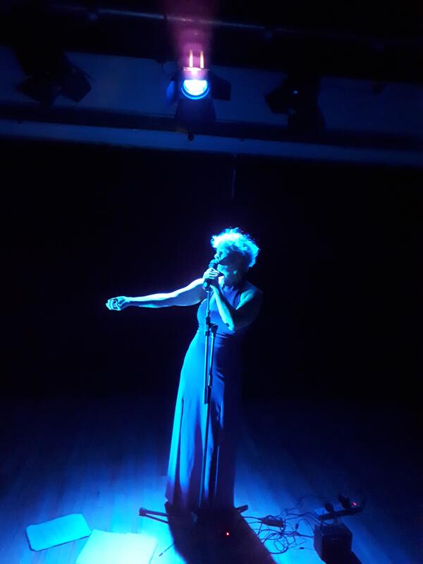 Photograph from The Ballad of Isosceles - lighting design by Marty Langthorne