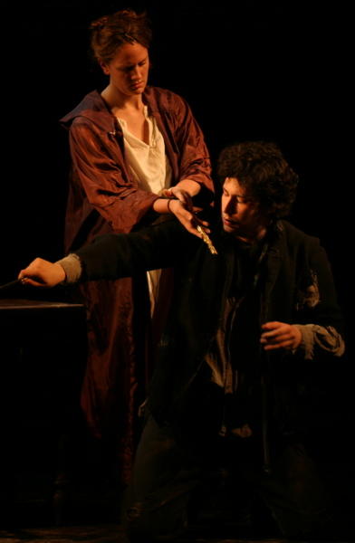 Photograph from Sweeney Todd - lighting design by Rob Halliday
