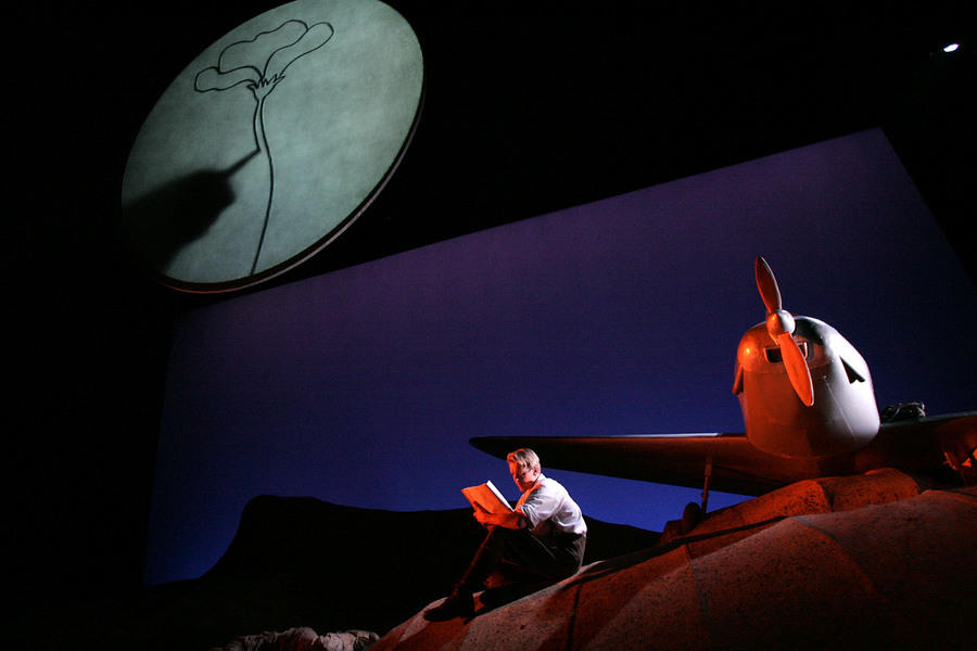 Photograph from The Little Prince - lighting design by Malcolm Rippeth