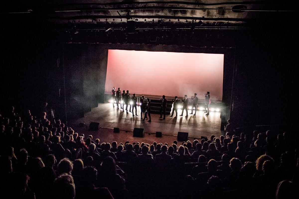 Photograph from Semitoned: Live at the Exeter Northcott - lighting design by LewisPlumb