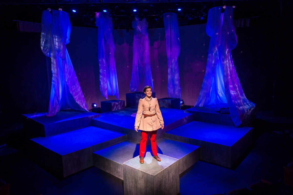 Photograph from ON THE VERGE - lighting design by Wally Eastland