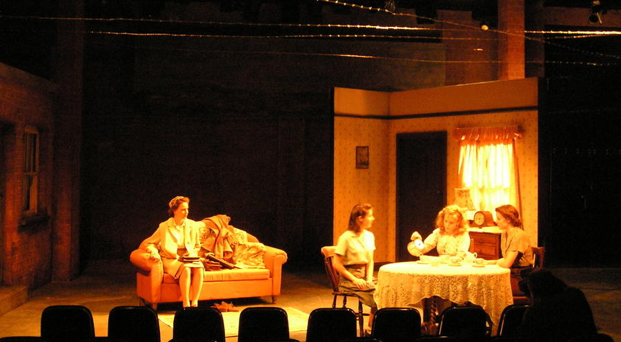 Photograph from Touched - lighting design by Charlie Lucas