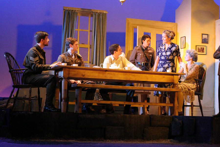 Photograph from Dolly West&#039;s Kitchen - lighting design by Charlie Lucas