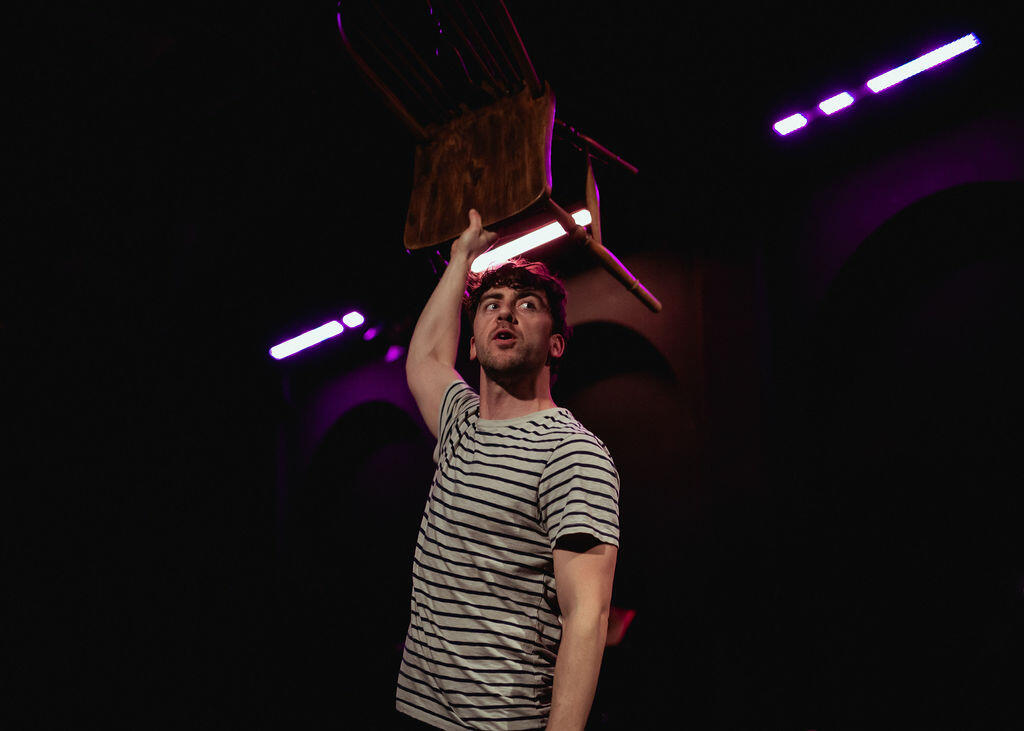 Photograph from Nothing in a Butterfly - lighting design by Marty Langthorne
