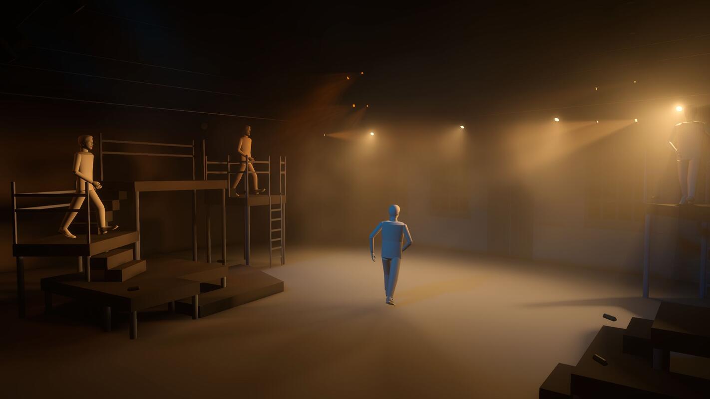 Photograph from Strangers From Within - lighting design by liamaston2699