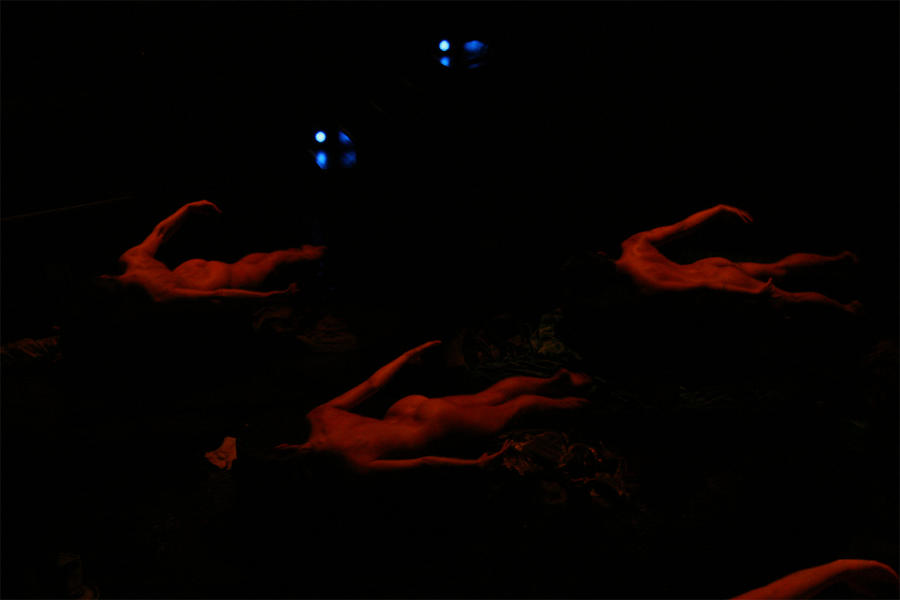 Photograph from Designer Body - lighting design by Malcolm Rippeth