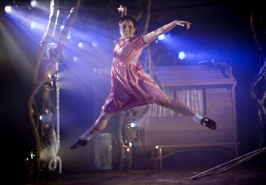 Photograph from Faeries - lighting design by Katharine Williams