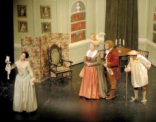Photograph from She Stoops to Conquer - lighting design by Peter Vincent