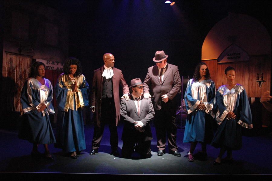 Photograph from The Official Blues Brothers Revival - lighting design by Simon Wilkinson