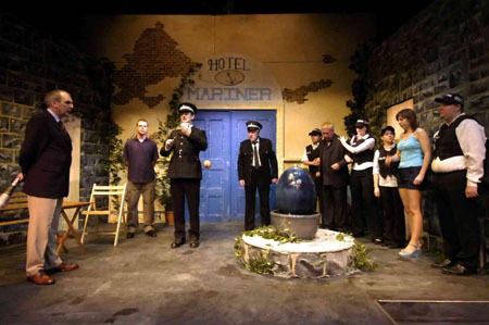 Photograph from Much Ado about Nothing - lighting design by Peter Vincent