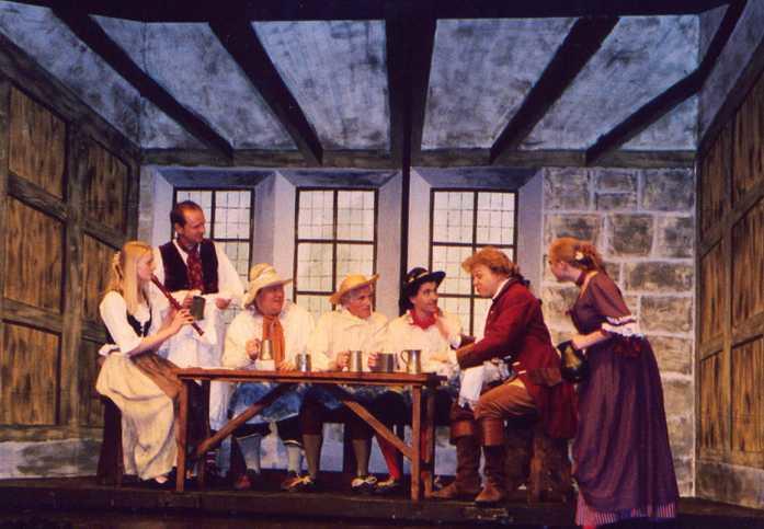 Photograph from She Stoops to Conquer - lighting design by Peter Vincent