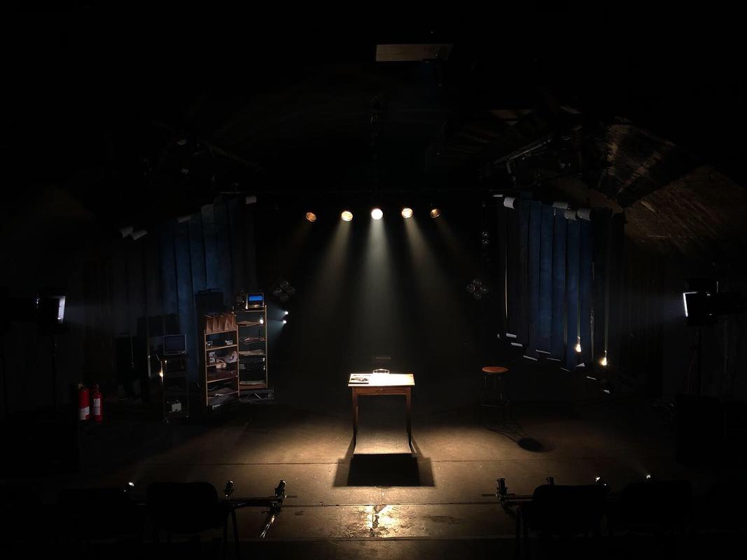 Photograph from The Psychic Project - lighting design by Joseph Ed Thomas