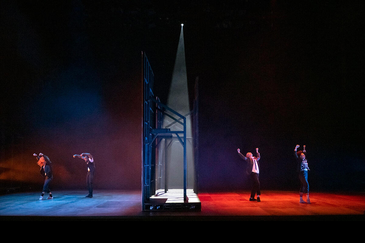 Photograph from West Side Story Symphonic Dances - lighting design by KJohnson