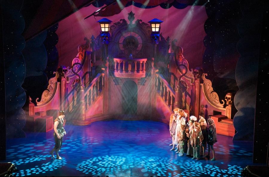 Photograph from Peter Pan - lighting design by Simon Wilkinson