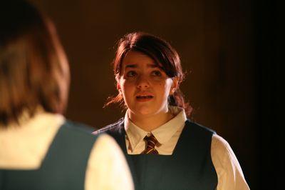 Photograph from Daisy Pulls It Off - lighting design by Michael Dobbs