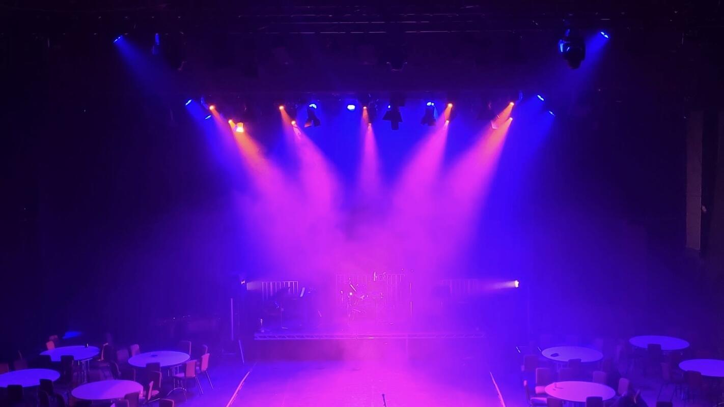 Photograph from Winter Showcase 2023 - lighting design by Fabian Oley