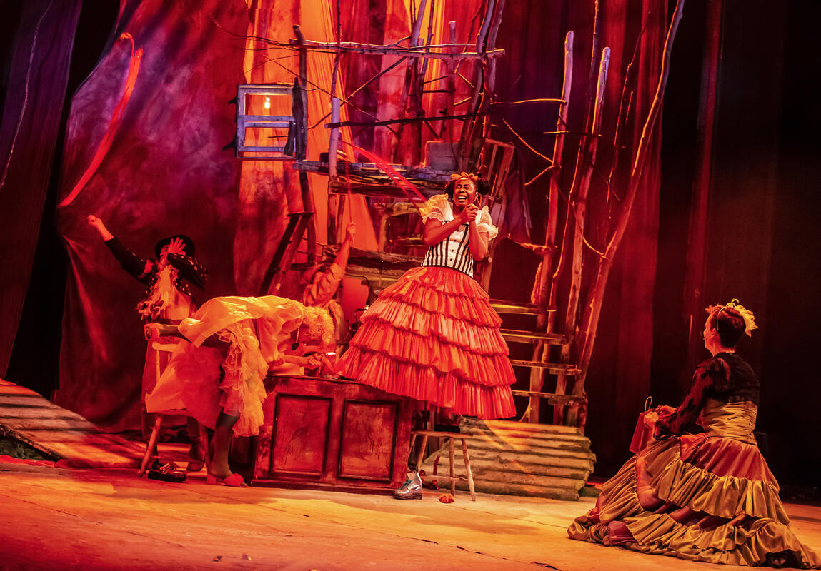 Photograph from Cinderella: A Fairytayle - lighting design by Johnathan Rainsforth