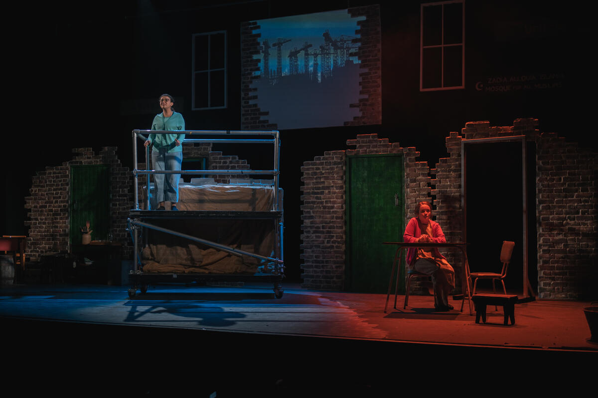 Photograph from Our Laygate - lighting design by Johnathan Rainsforth
