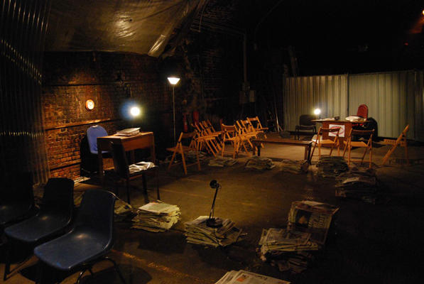 Photograph from Beyond the Pale - lighting design by Edmund Sutton