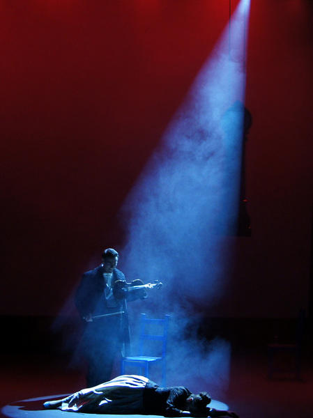 Photograph from Opera Scenes - lighting design by Jake Wiltshire