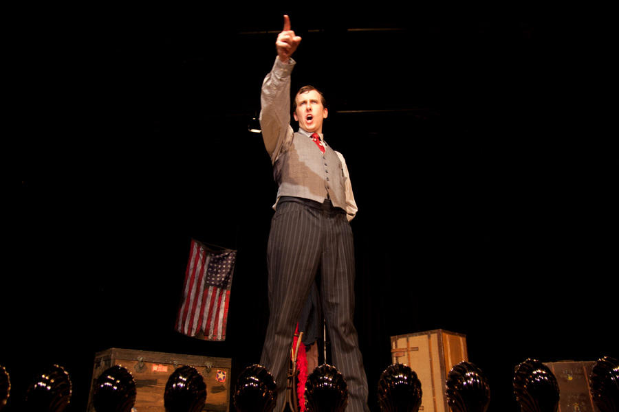 Photograph from George M. Cohan Tonight! - lighting design by Edmund Sutton
