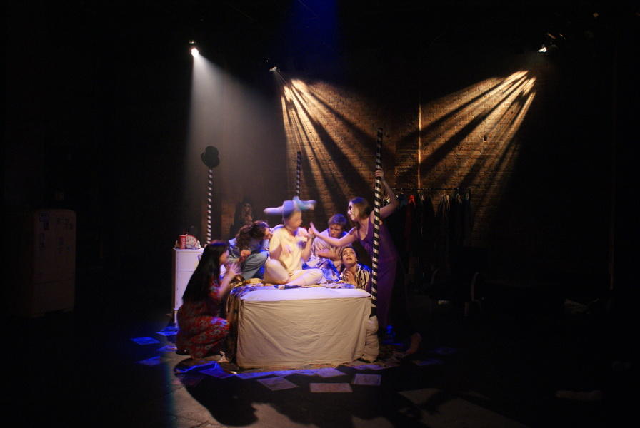 Photograph from Midsummer Nights Dream - lighting design by Catherine Webb