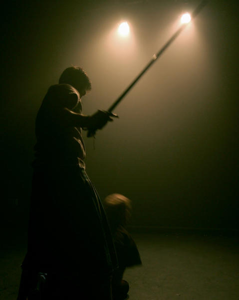 Photograph from A Season Before the Tragedy of Macbeth - lighting design by Catherine Webb