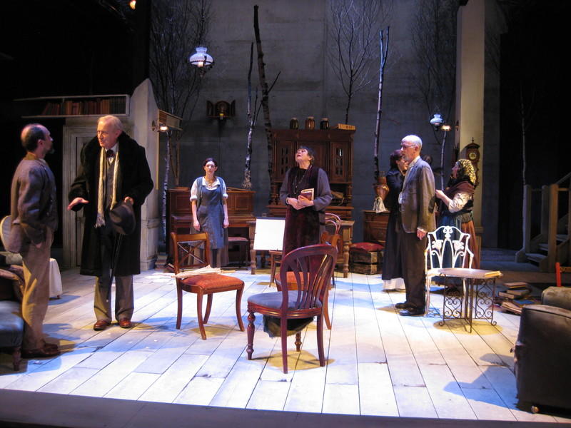 Photograph from Uncle Vanya - lighting design by Alex Wardle