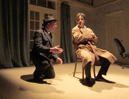 Photograph from Kafka’s Dick - lighting design by Peter Vincent