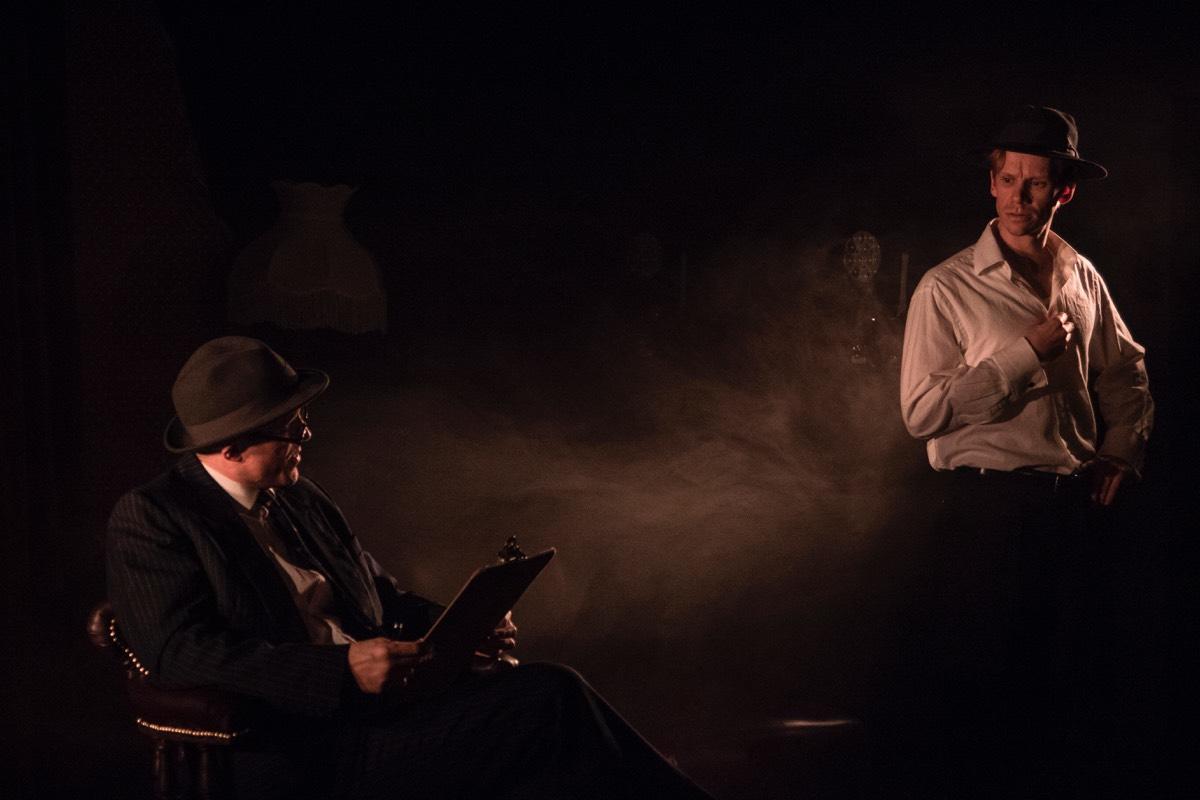 Photograph from Spy Plays - lighting design by Jack Wills