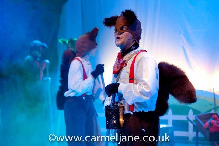 Photograph from Jemima Puddle-Duck and Her Friends - lighting design by Guy Lee