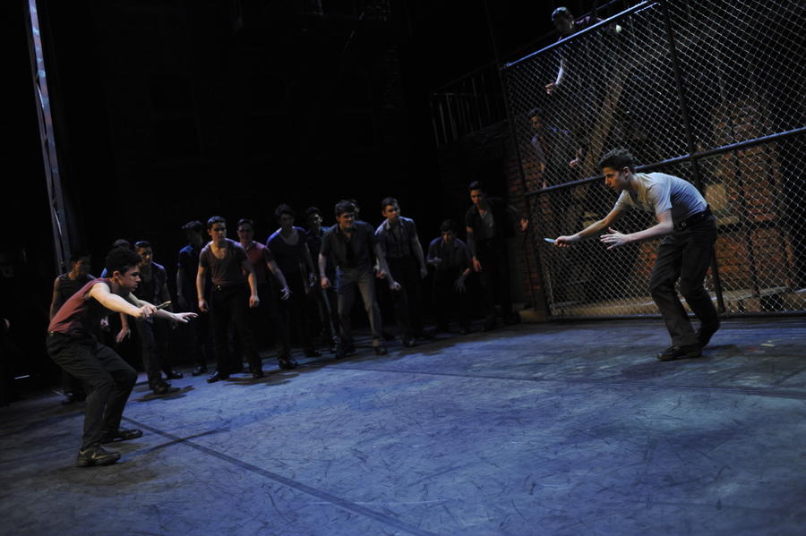 Photograph from West Side Story - lighting design by Catherine Webb