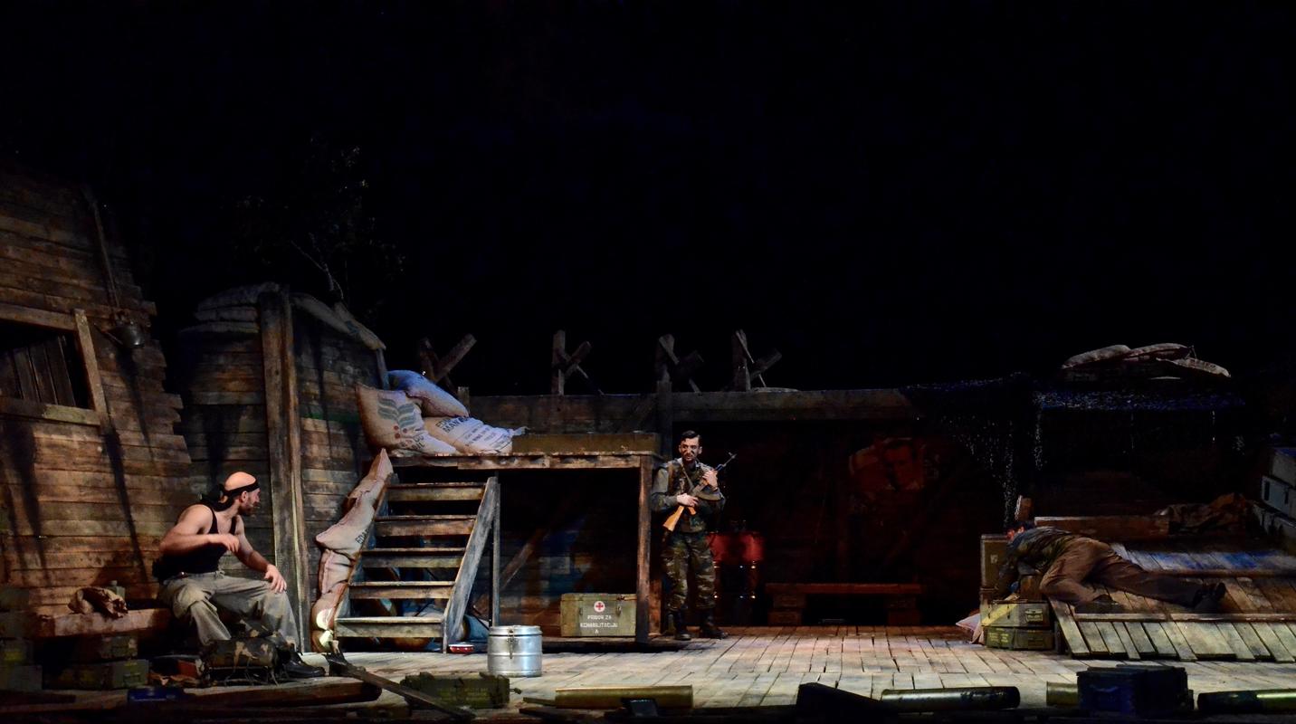 Photograph from No Man’s Land - lighting design by Chris Jaeger