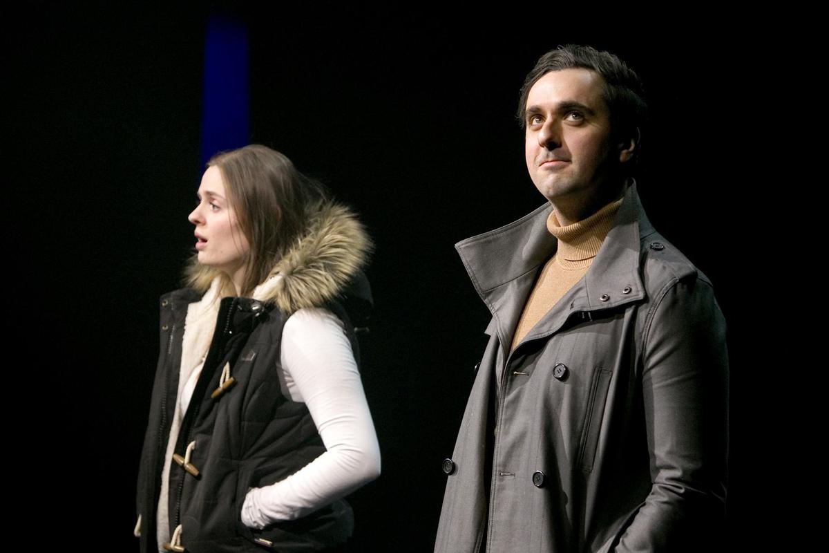 Photograph from BA Acting Showcase - lighting design by Paul Lennox