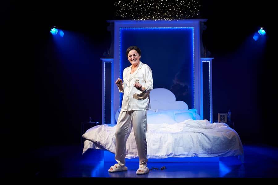 Photograph from An Act of God - lighting design by clancy