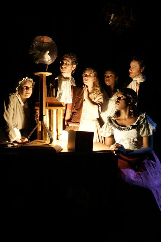 Photograph from An Experiment with An Air Pump - lighting design by John Castle