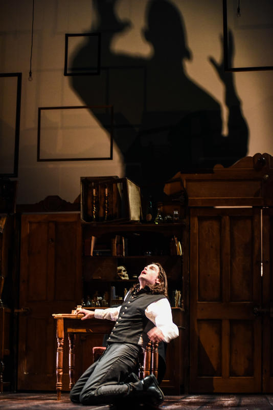 Photograph from The Strange Case of Dr Jekyll &amp; Mr Hyde - lighting design by Claire Childs