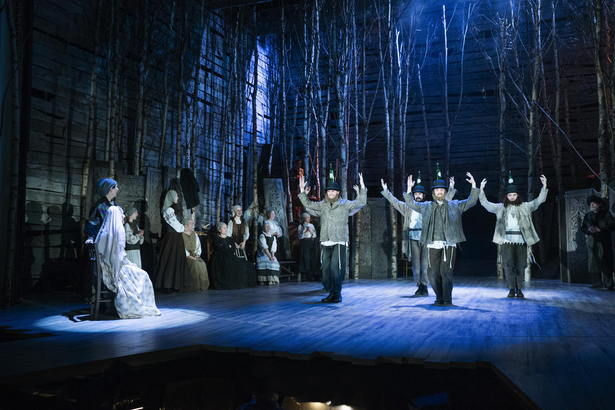 Photograph from Fiddler on the Roof (Danish Translation) - lighting design by David Howe